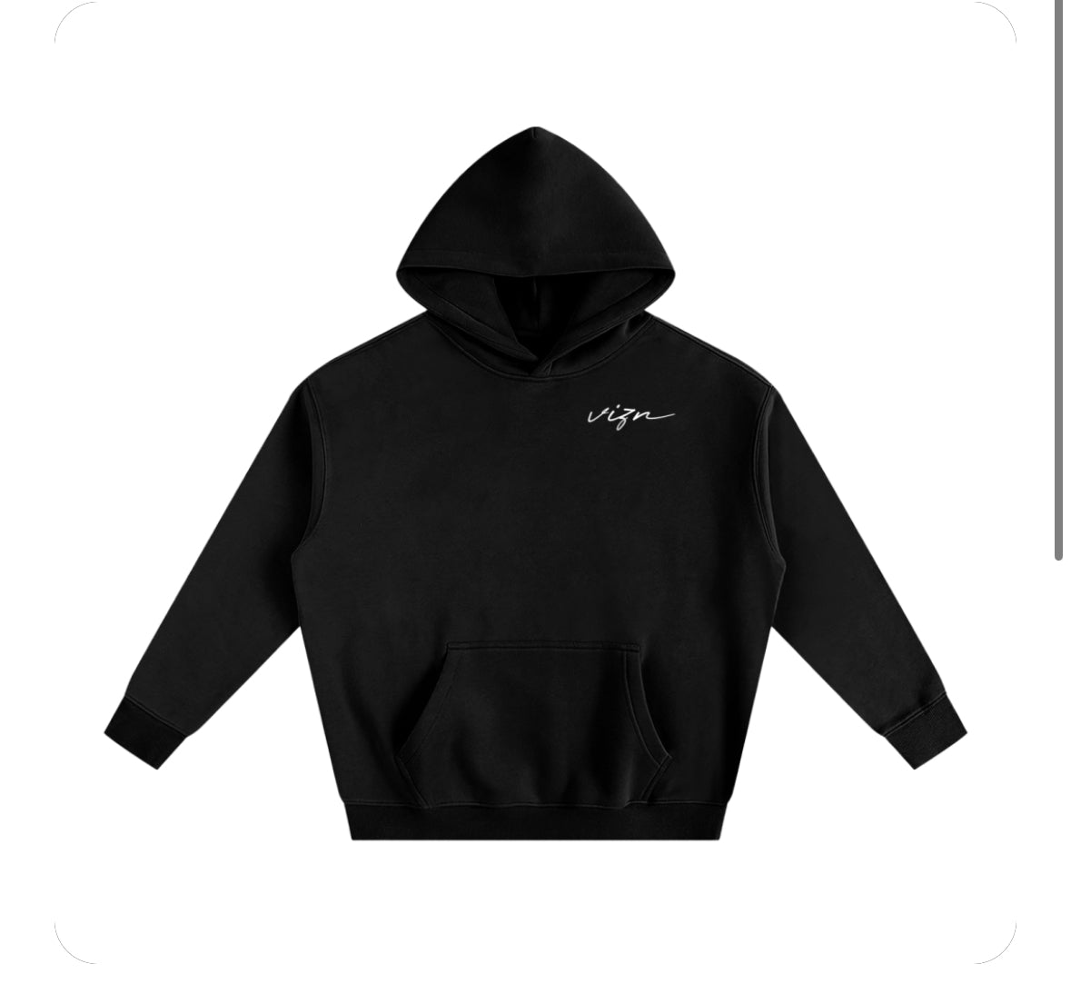 oversized fleeced hoodie