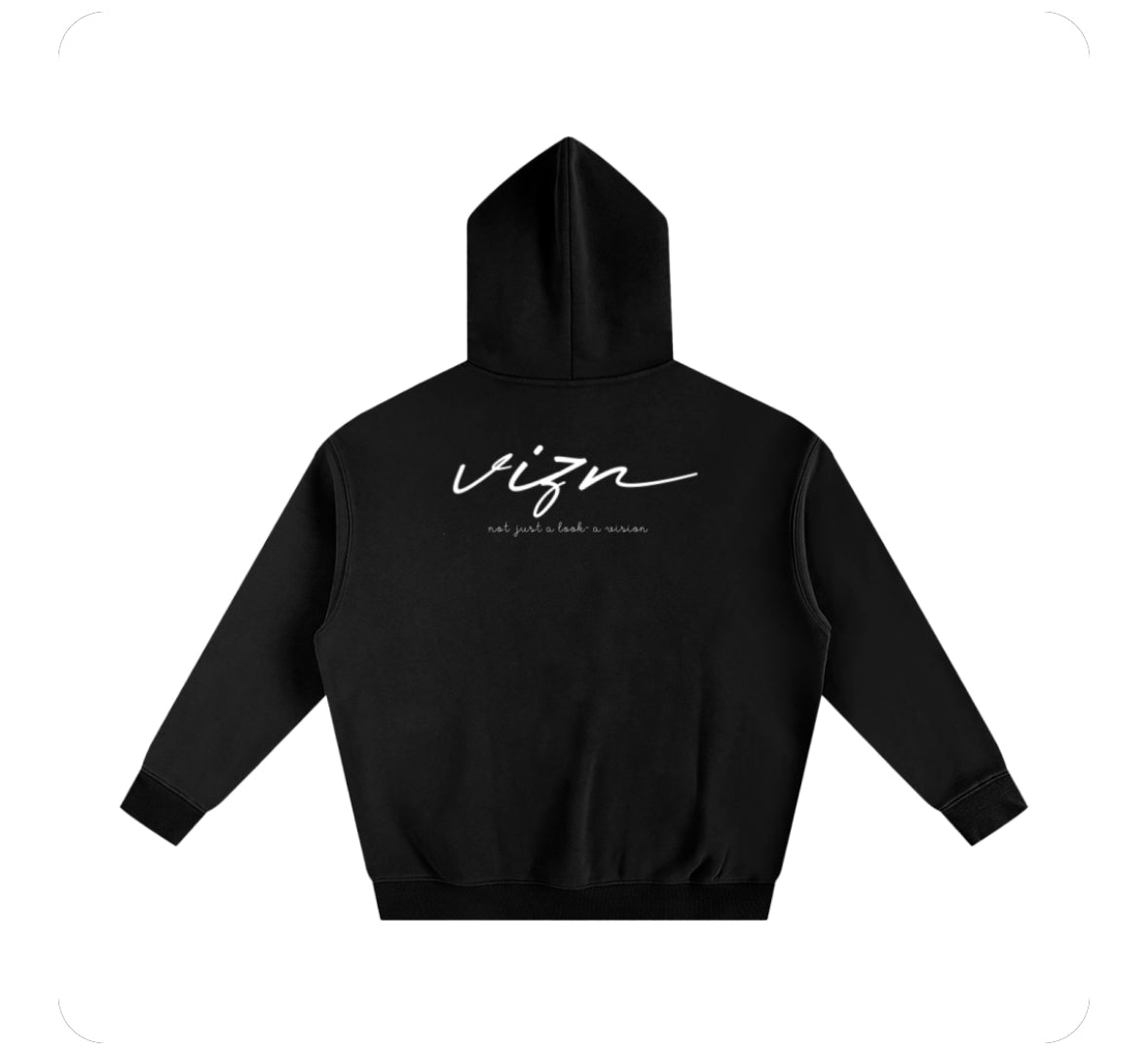 oversized fleeced hoodie