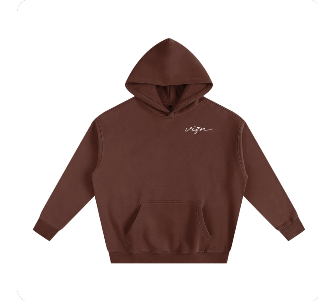 oversized fleeced hoodie