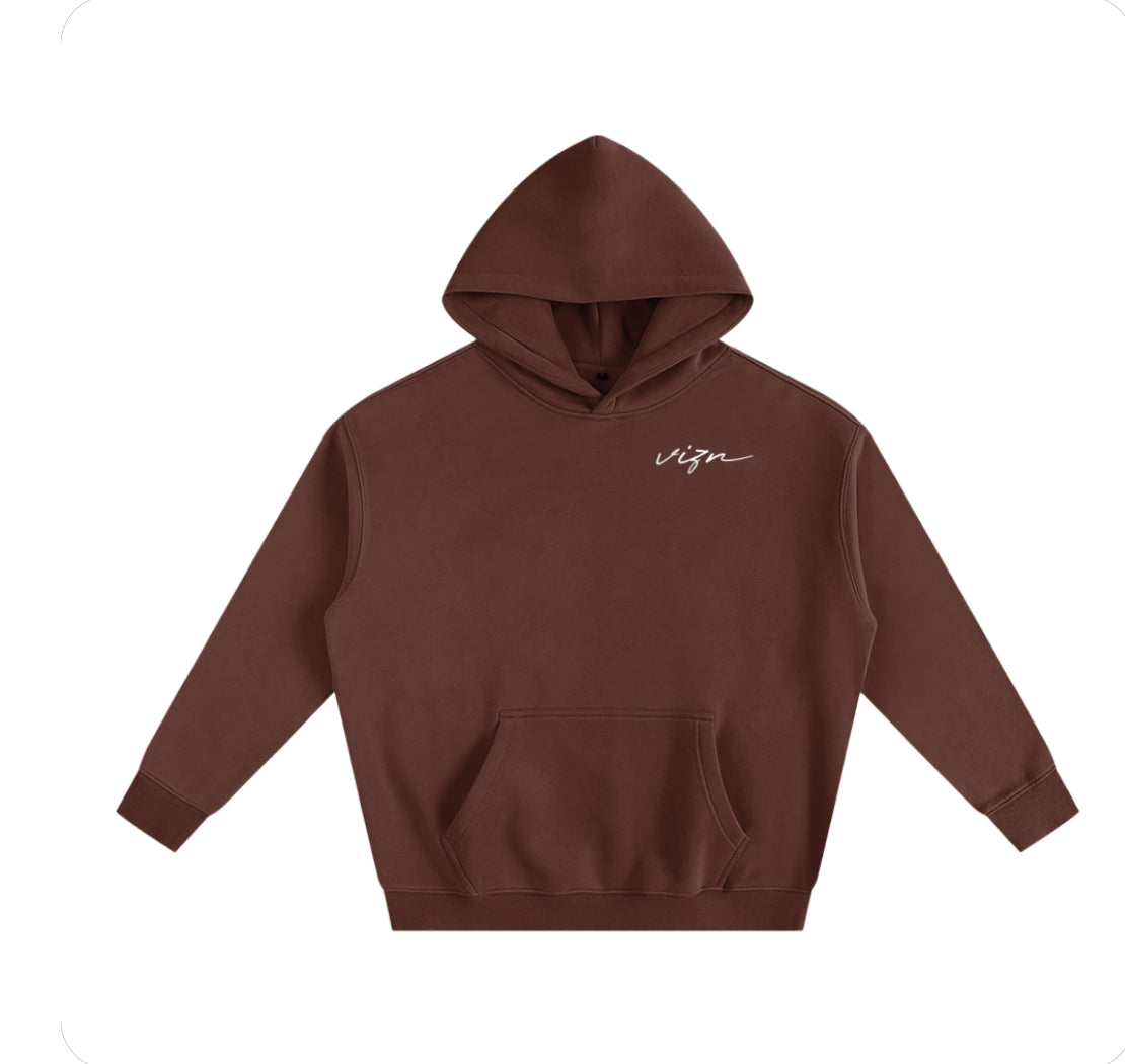 oversized fleeced hoodie