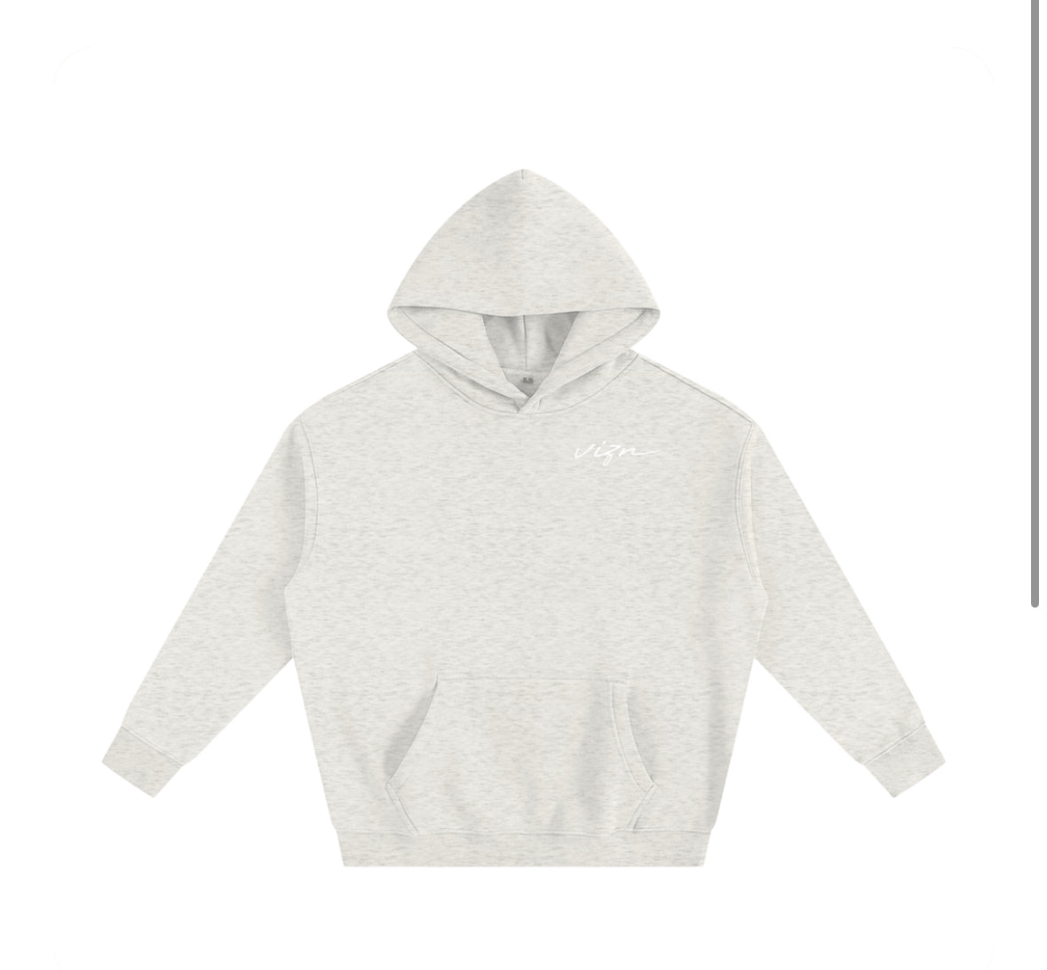 oversized fleeced hoodie