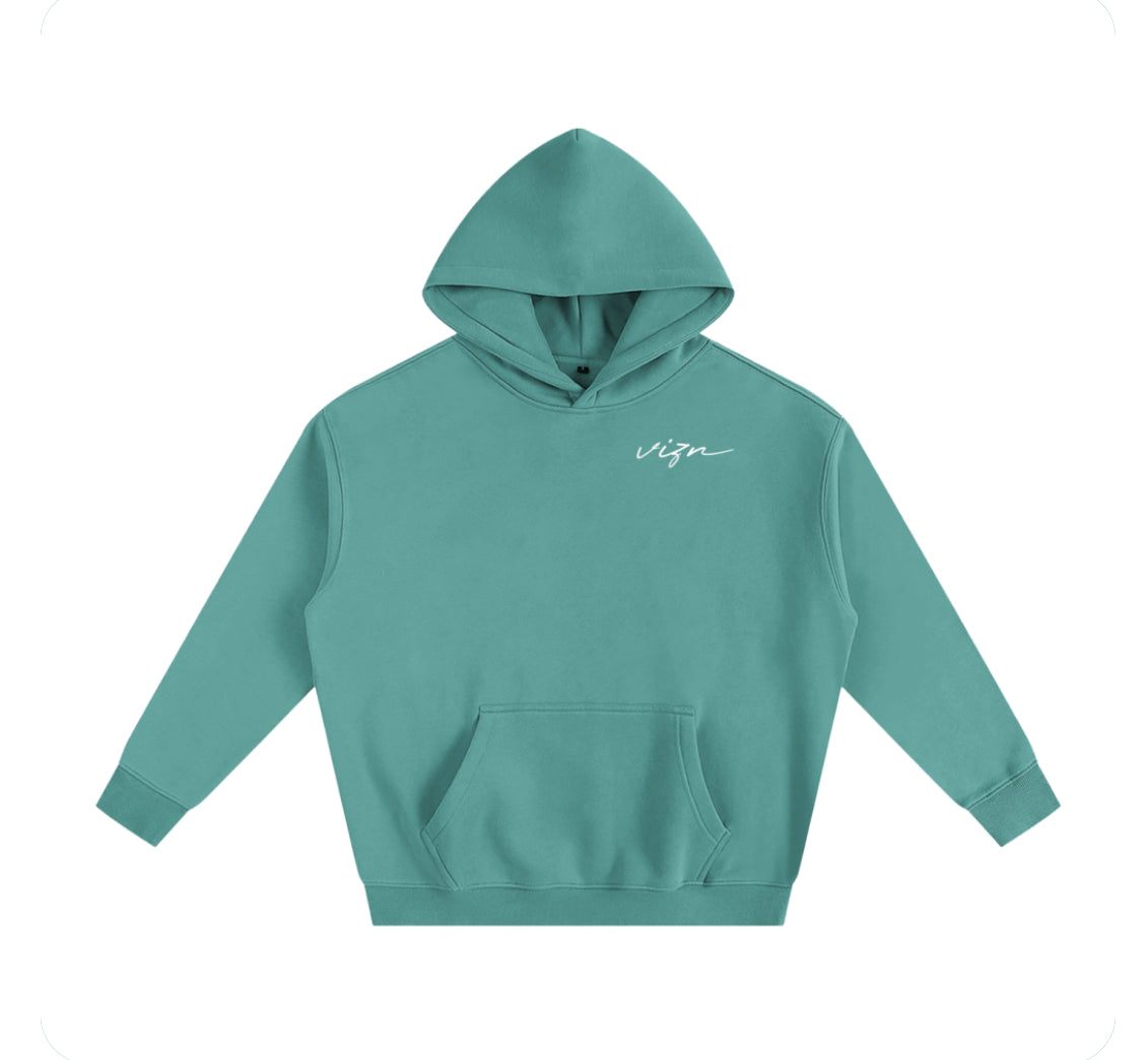 oversized fleeced hoodie
