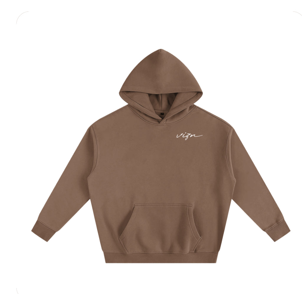 oversized fleeced hoodie