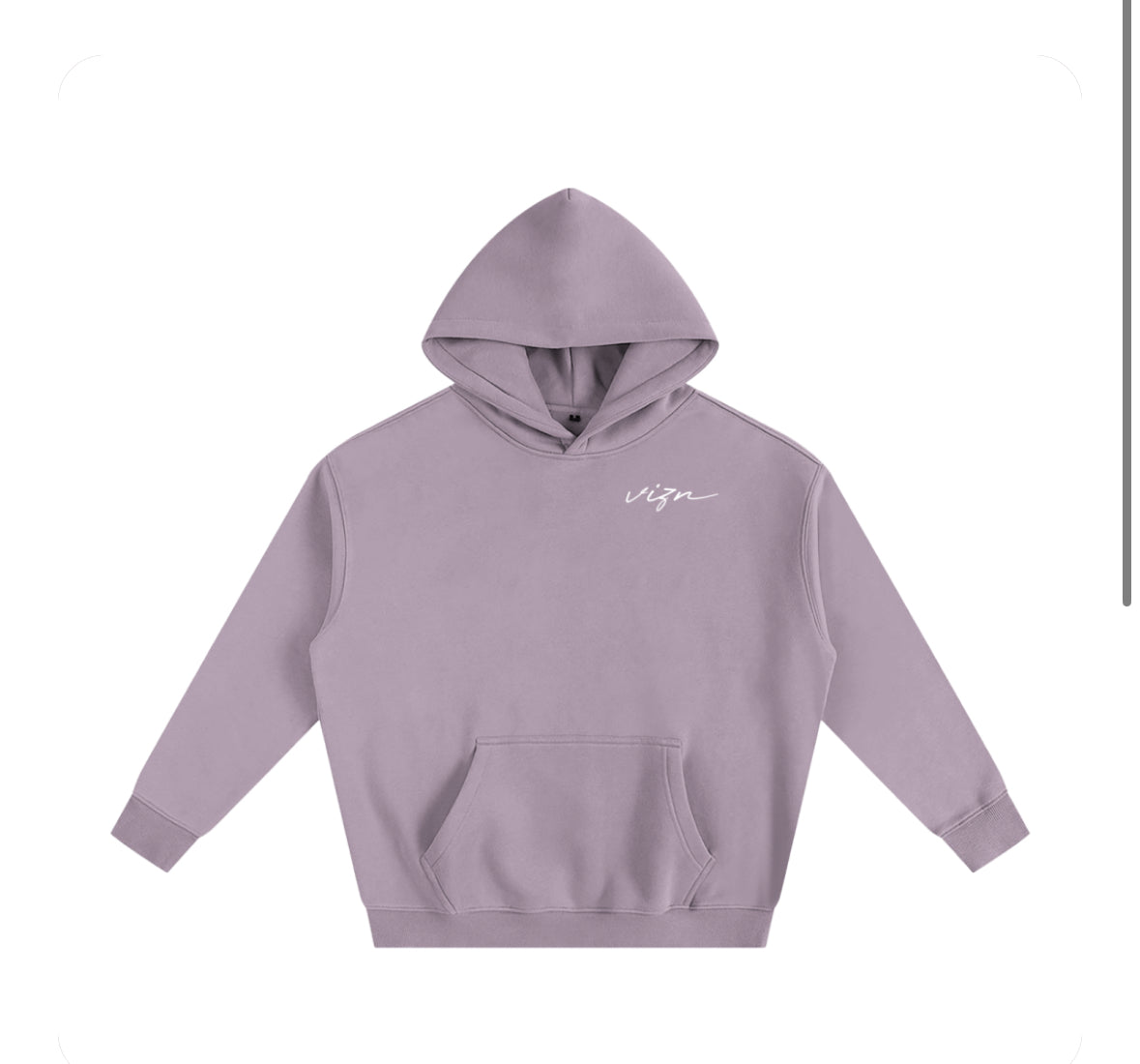 oversized fleeced hoodie