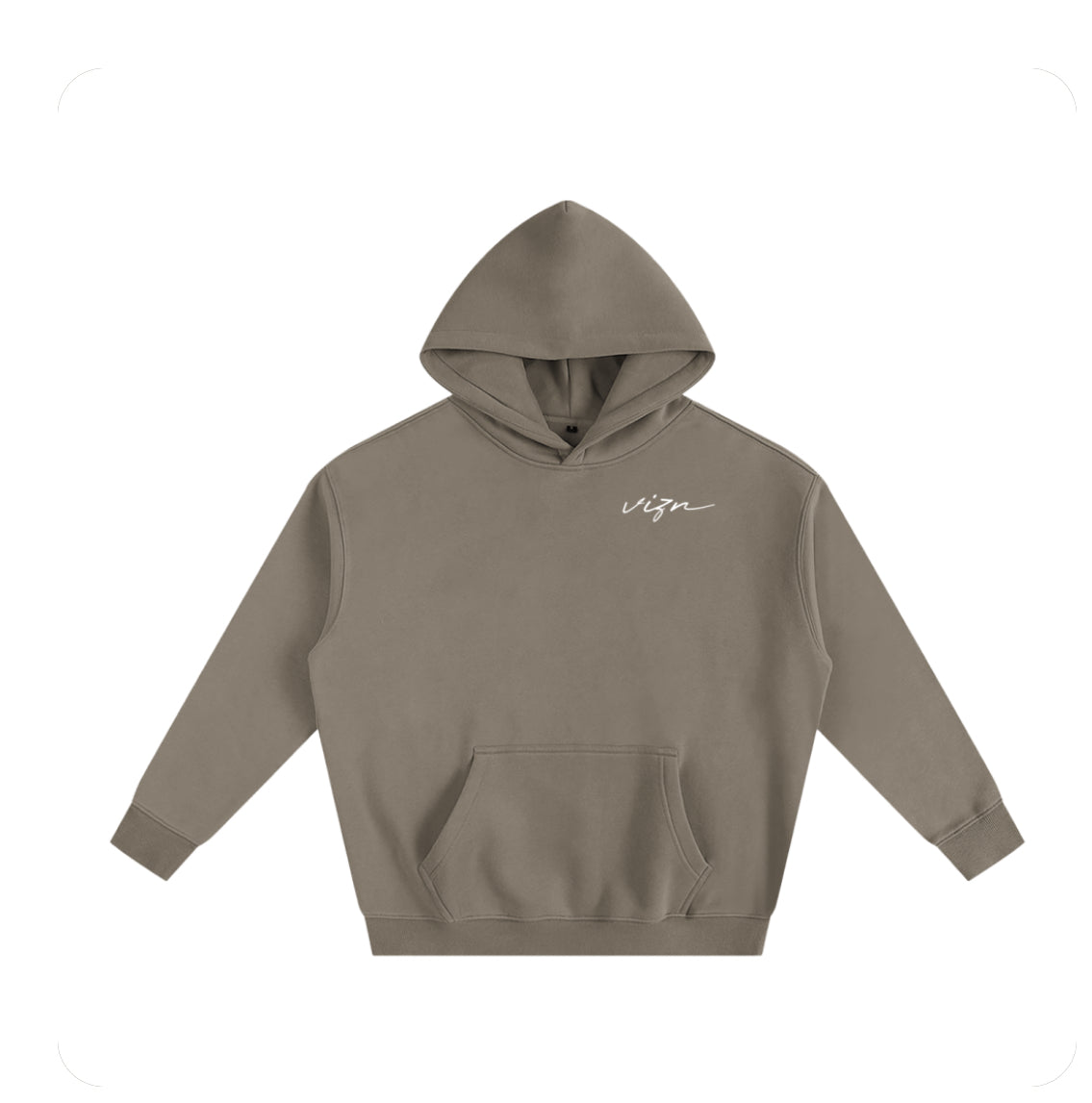 oversized fleeced hoodie